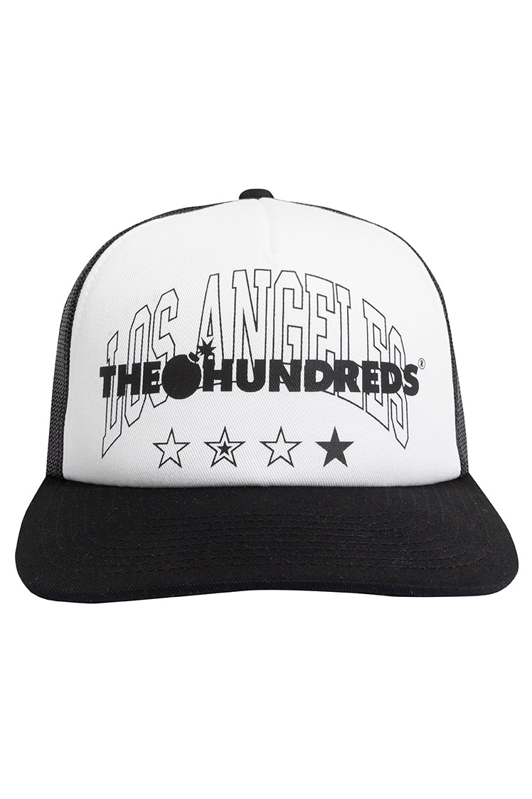 The Hundreds Loaded Trucker Snapback weiß OS Mesh