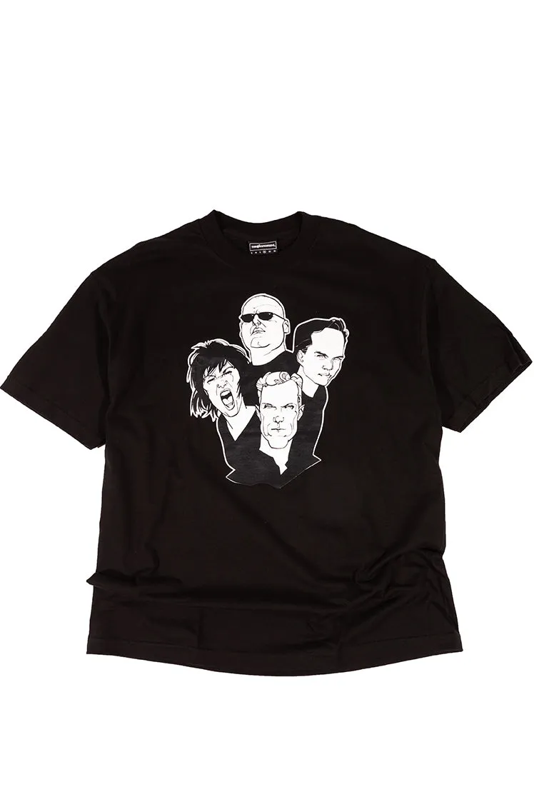 The Hundreds The Pixies T-Shirt schwarz XL Print