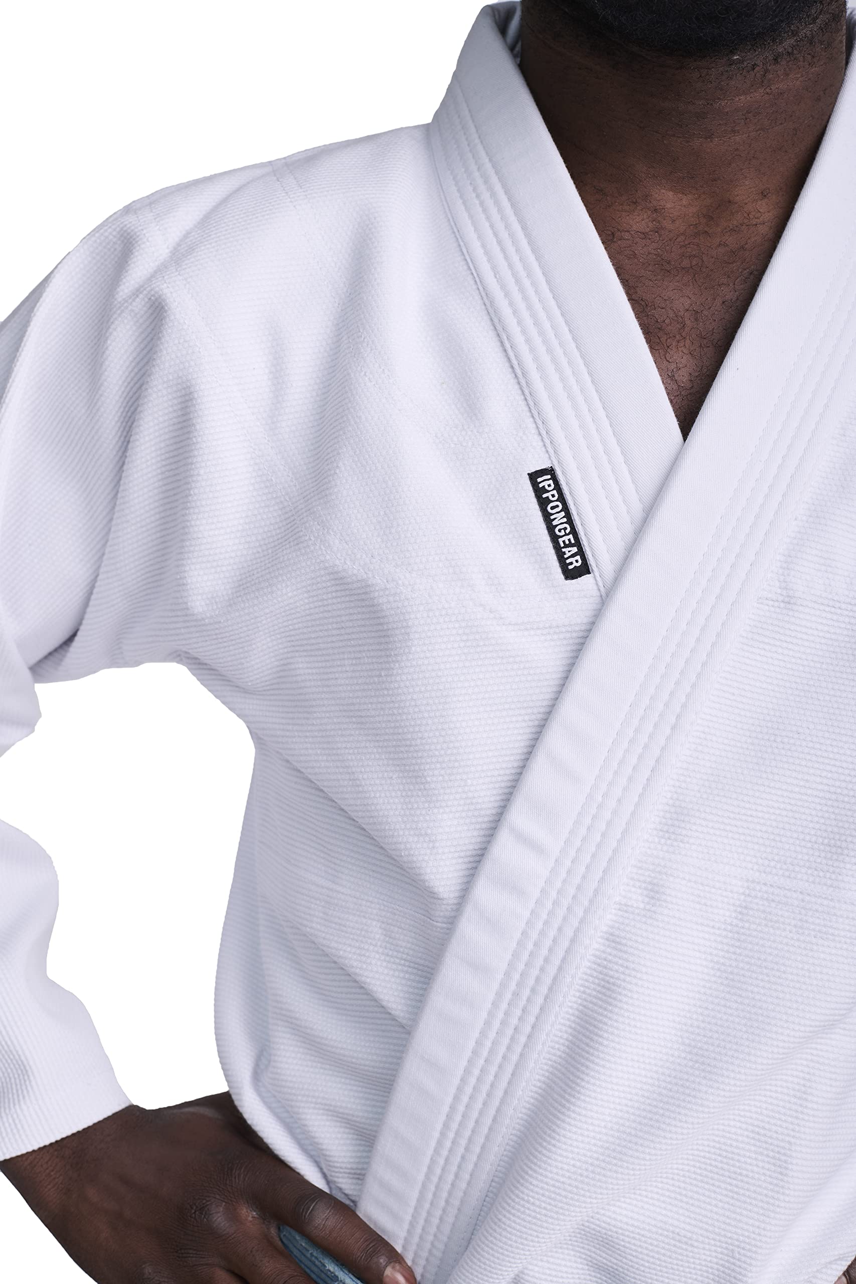 Ippon Gear Rookie BJJ-Anzug A1L Weiß mit Gürtel