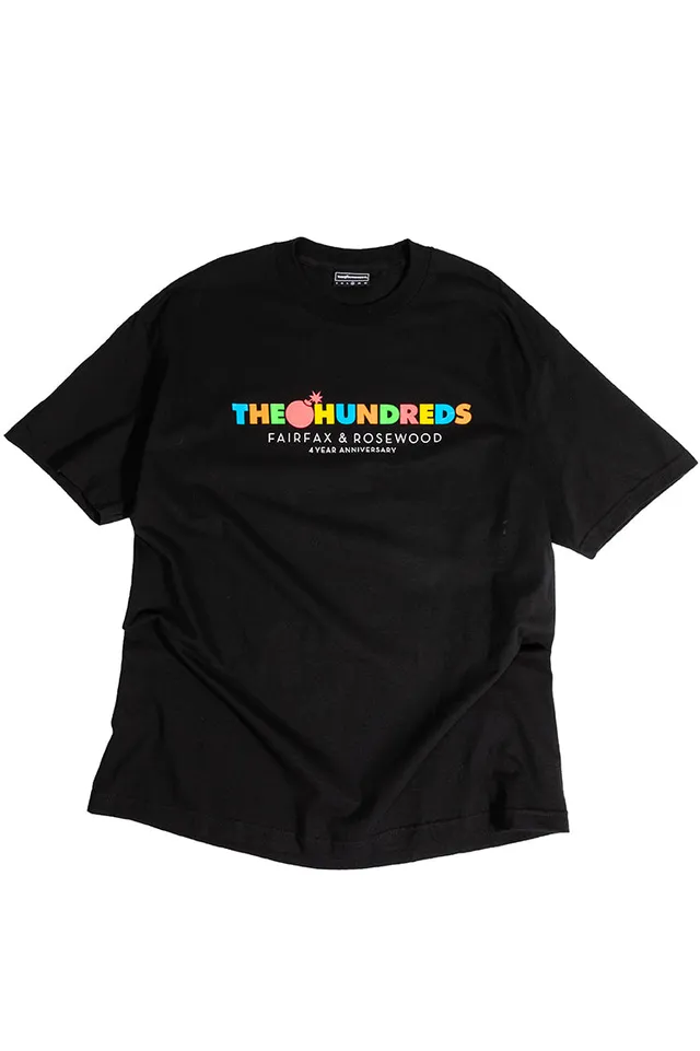 The Hundreds 4-Year Anniversary T-Shirt schwarz XL Vintage