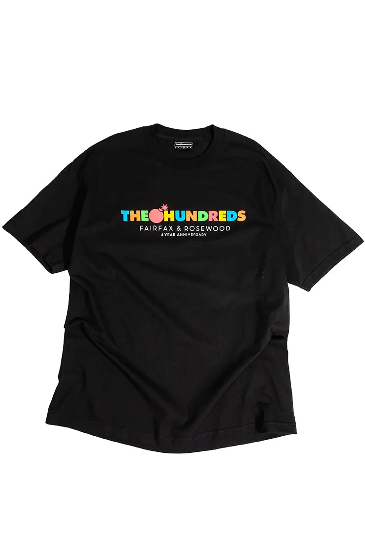 The Hundreds 4-Year Anniversary T-Shirt schwarz XL Vintage