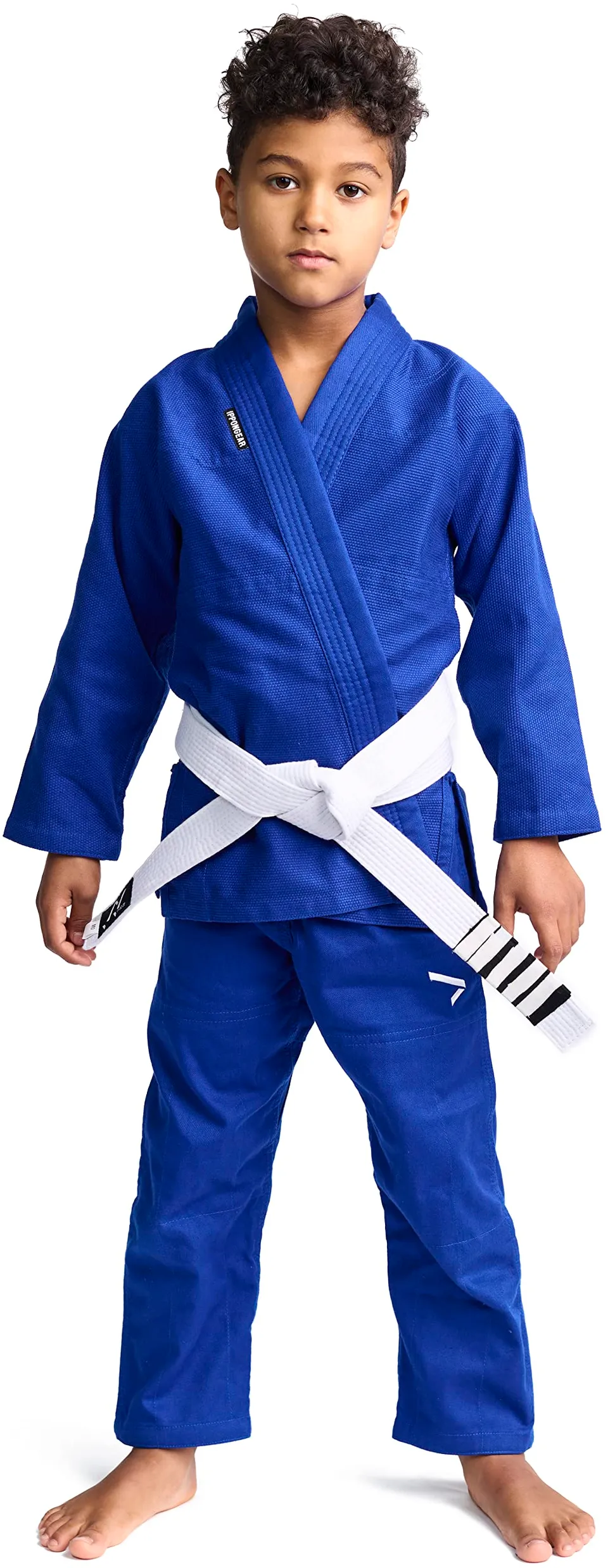 Ippon Gear Rookie BJJ Anzug weiß mit Gürtel