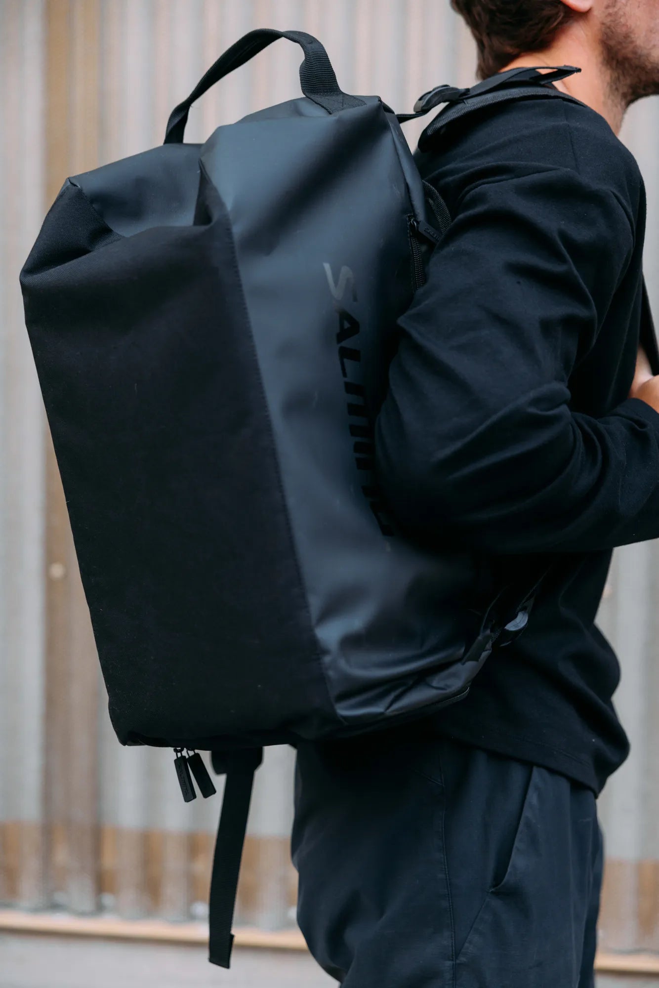 Salming Duffel Backpack Sporttasche One Size schwarz
