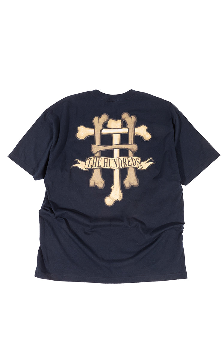 The Hundreds Graphic Tees TH Bones T-Shirt Navy XL