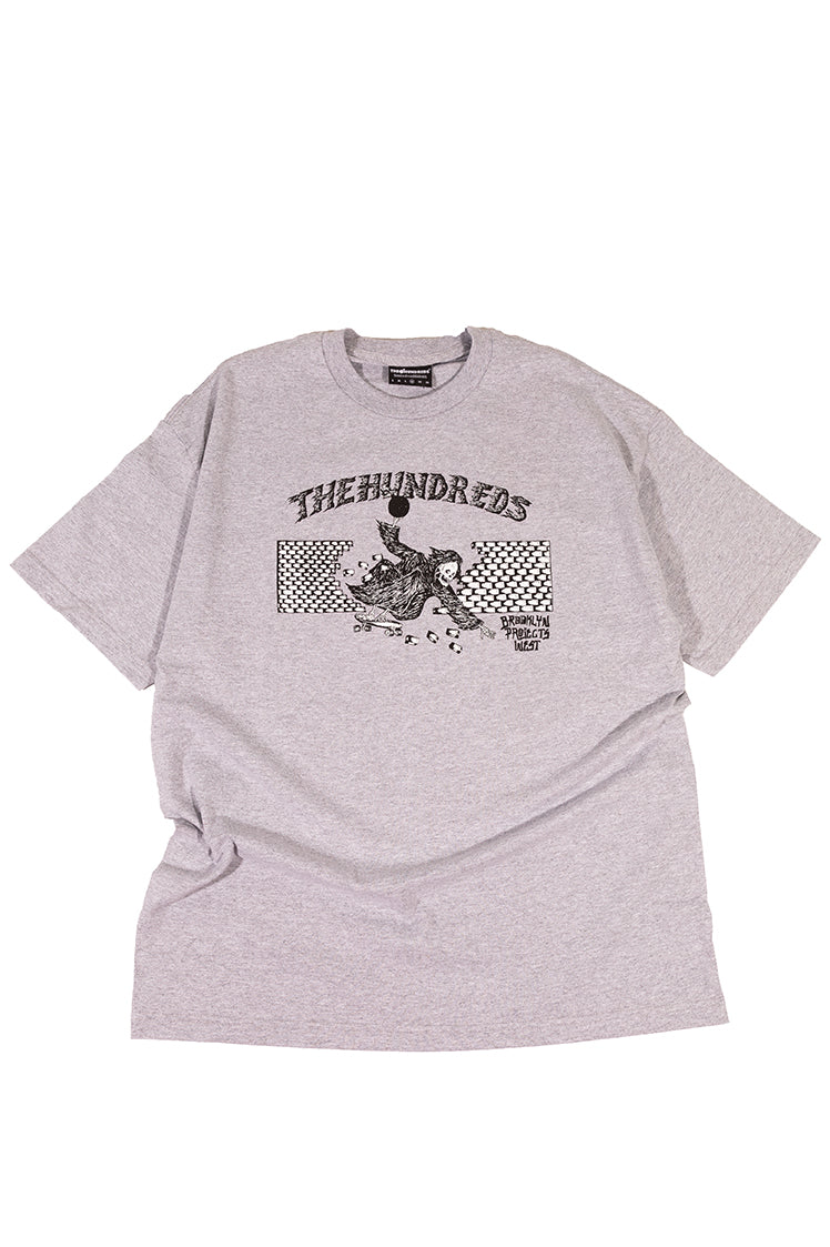 The Hundreds Rip Thru T-Shirt Athletic Heather XL Vintage