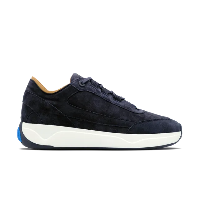EDV x i:D Lemieux Suede Bootsschuh Navy Wildleder