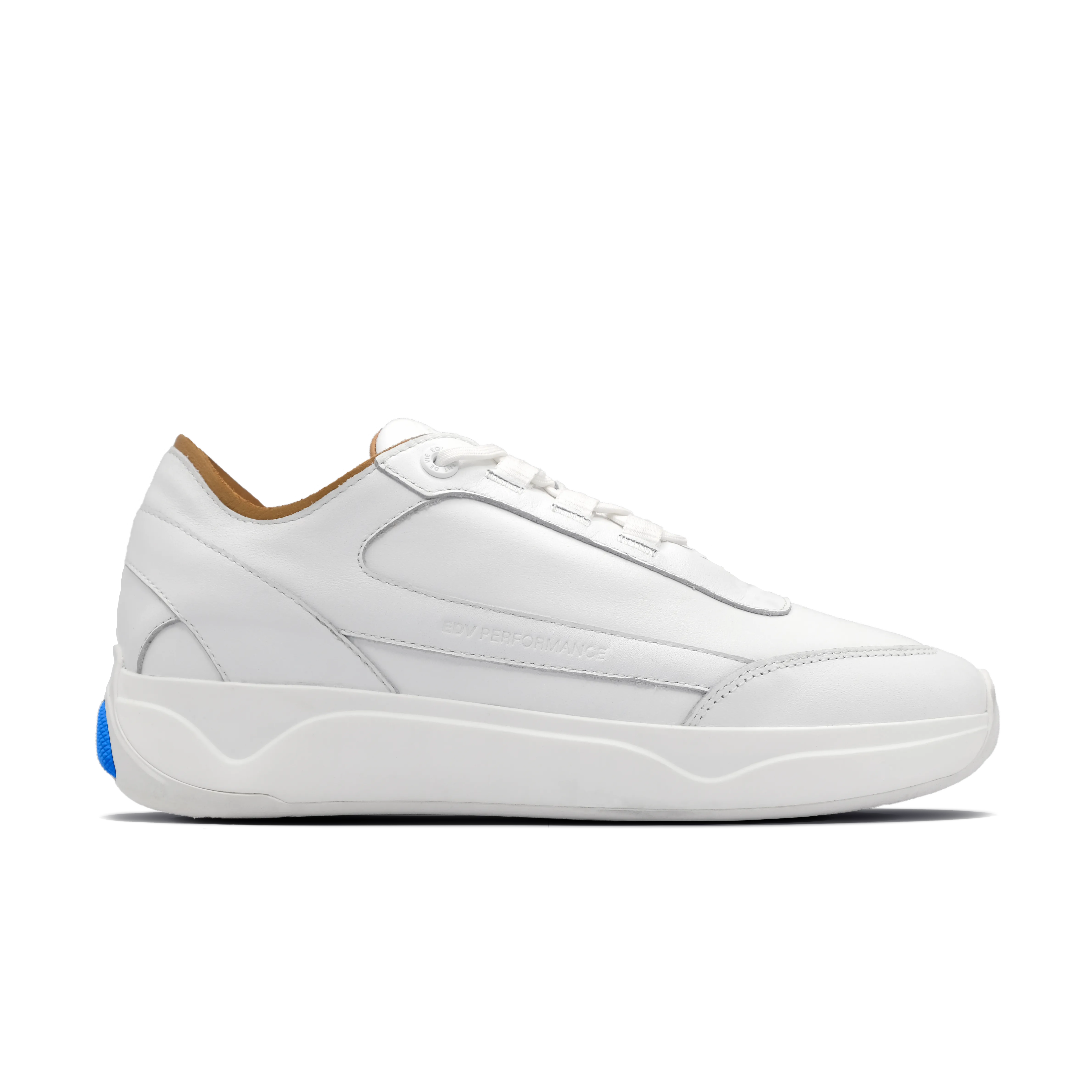 EDV x i:D Lemieux Leather Bootsschuh Weiß rutschfest