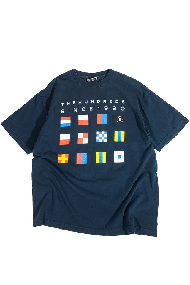 The Hundreds Nautical T-Shirt Herren Navy XL Vintage
