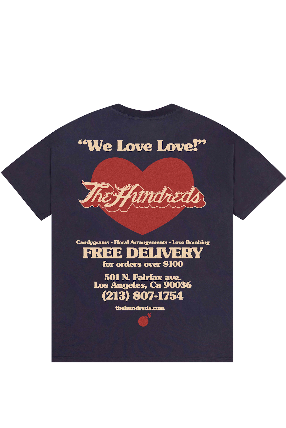 The Hundreds We Love Love T-Shirt Vintage Tree Camo