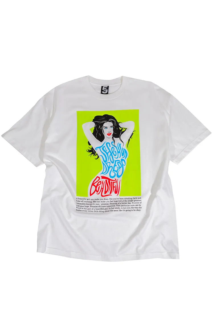 The Hundreds Beautiful Girl T-Shirt weiß XL Vintage