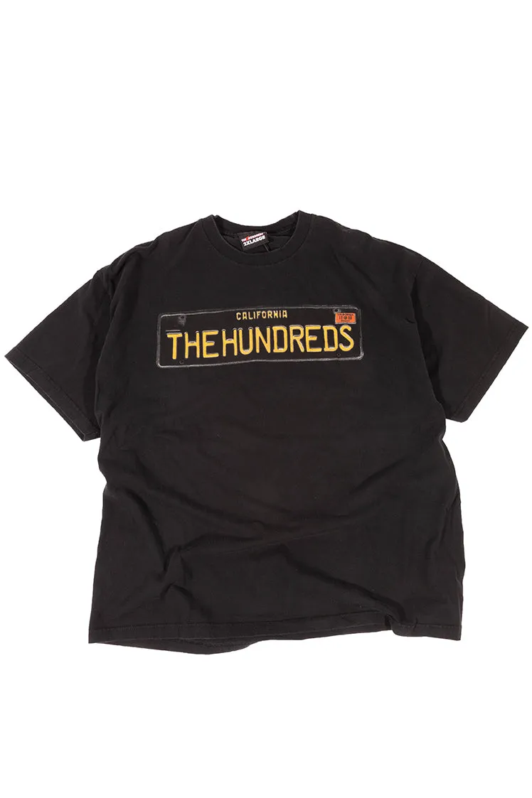 The Hundreds Plates T-Shirt Schwarz 2XL Vintage Print