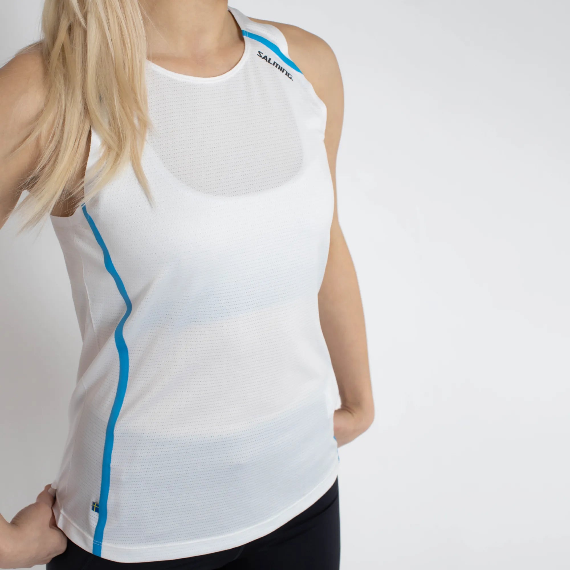 Salming Piteå Singlet Wmn Lauftop M leicht