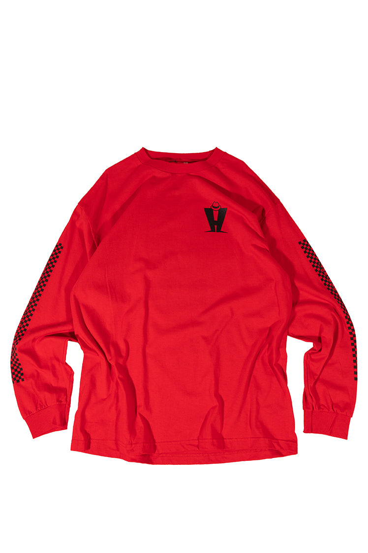 The Hundreds Hidden H L/S T-Shirt Rot XL Langarm