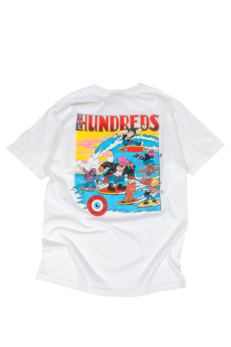The Hundreds Graphic Tees Surf T-Shirt Weiß XL Sommer