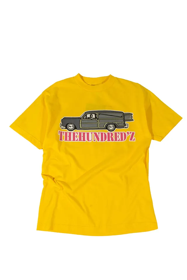 The Hundreds Graphic Tees ZZZ T-Shirt Gelb M Vintage