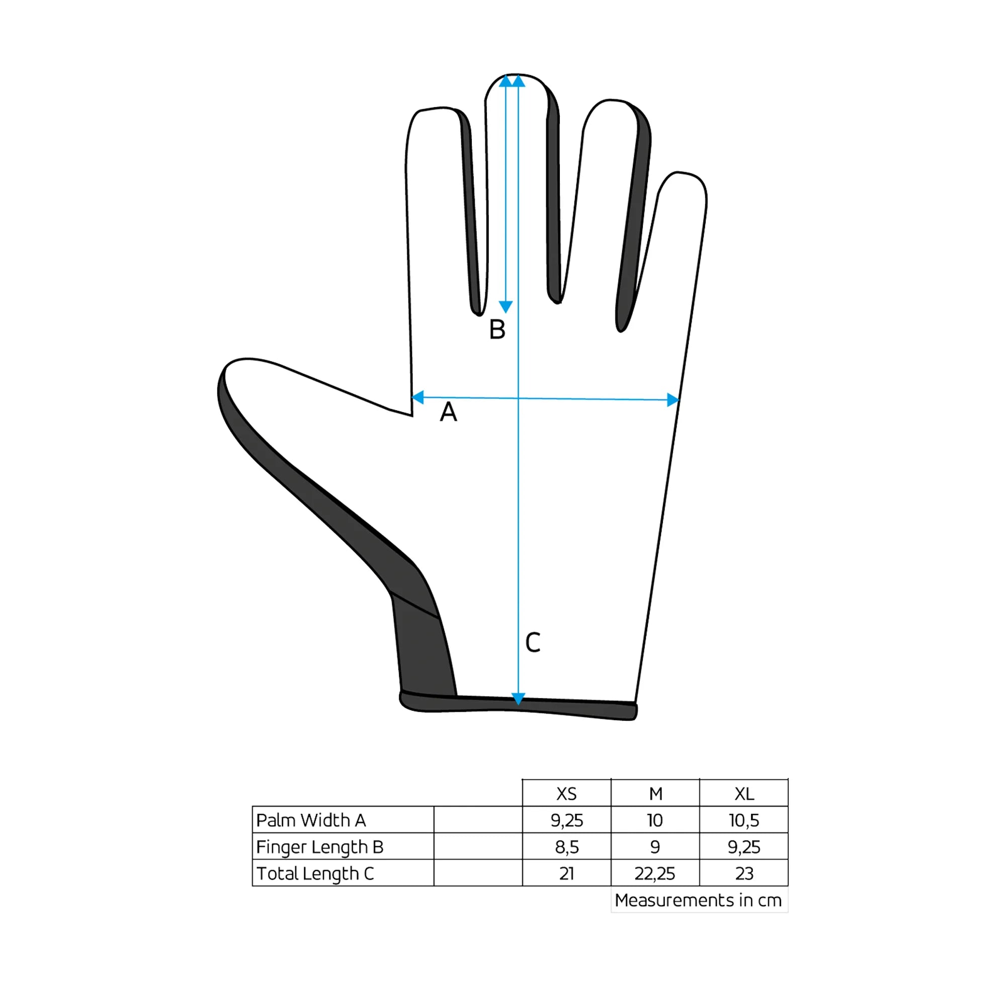 Salming Goalie Gloves E-Series Torwart M Leder-Grip