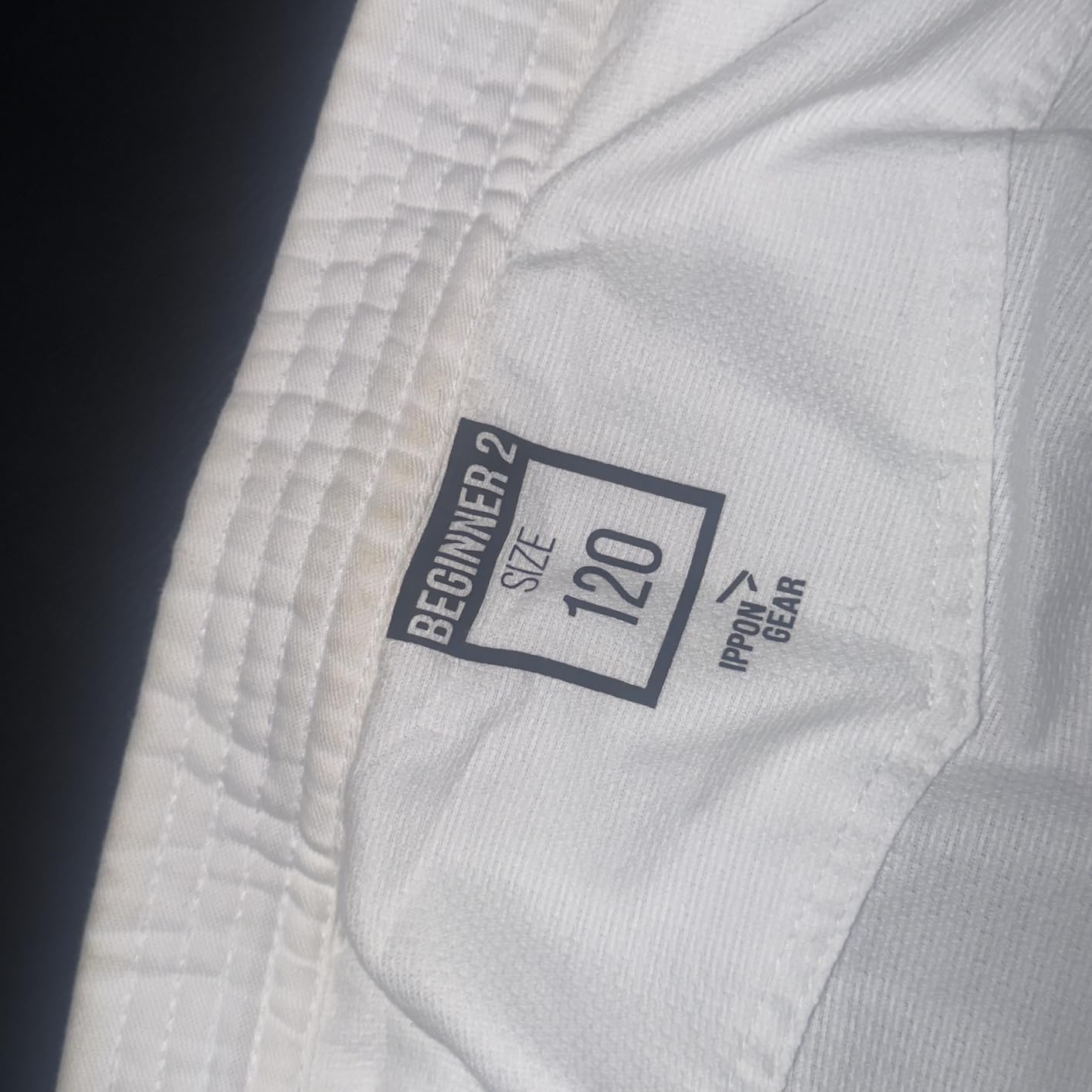 Ippon Gear Beginner 2 Judoanzug 130 weiss mit Gürtel
