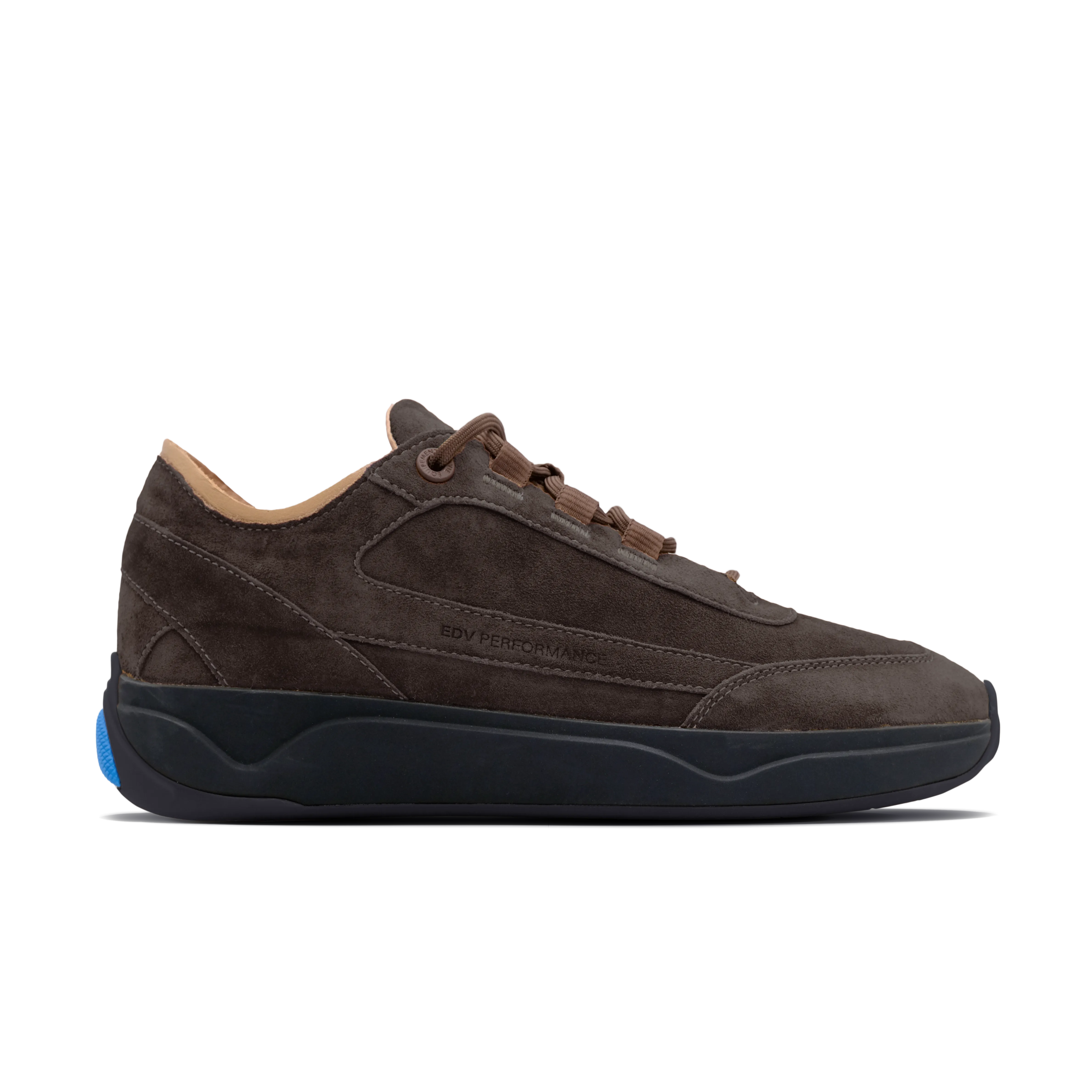 EDV x i:D Lemieux Suede Bootsschuh Chestnut Wildleder