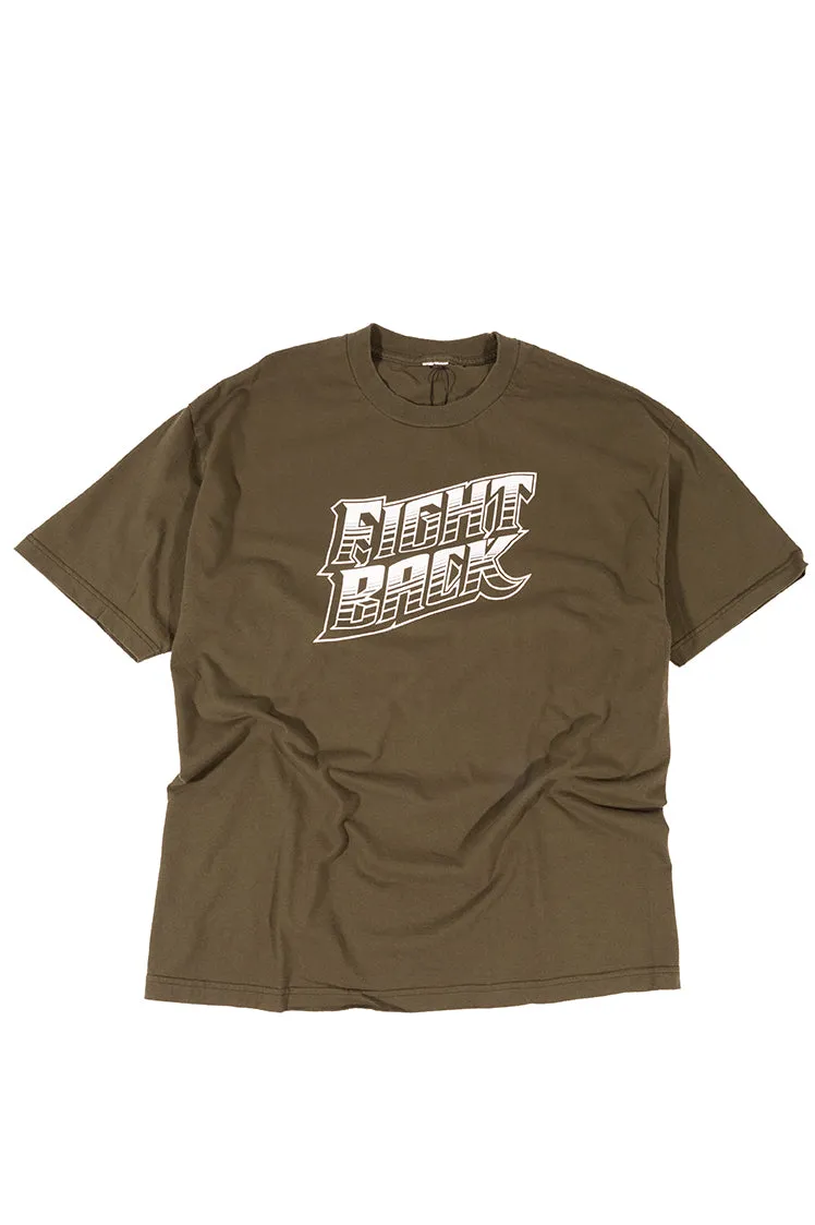The Hundreds Fight Back T-Shirt Military Green L