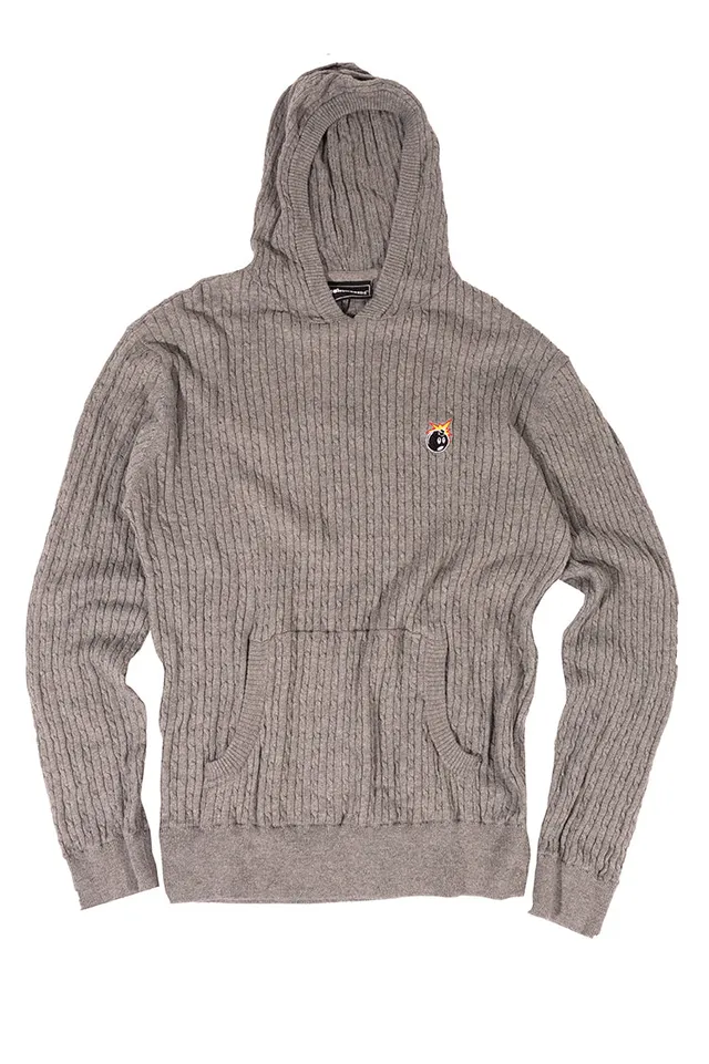 The Hundreds Adam Bomb Knit Shirt Grau L