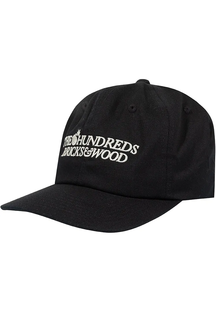 The Hundreds Bricks Snapback Cap Schwarz OS