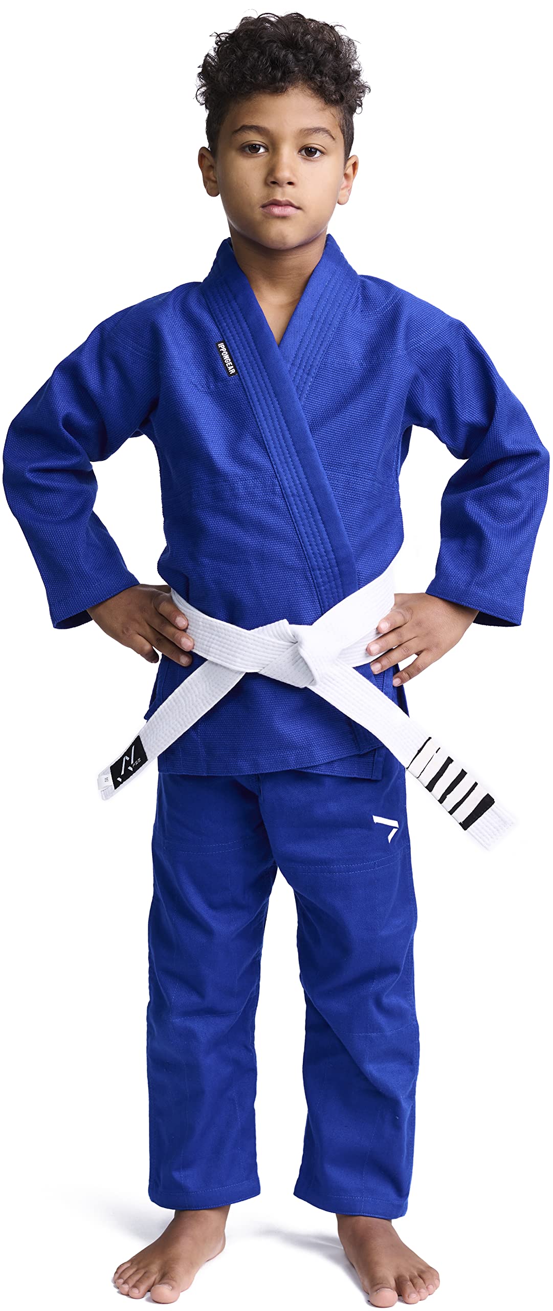 Ippon Gear Rookie BJJ Anzug weiß mit Gürtel