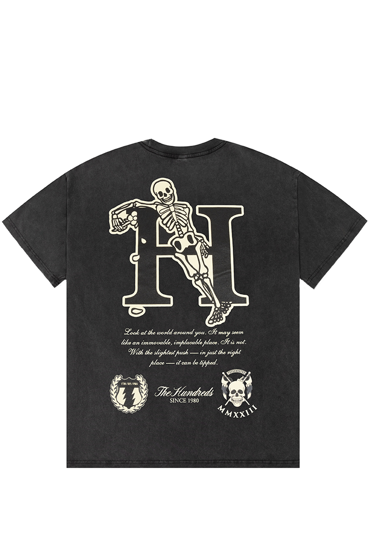 The Hundreds End of the Beginning T-Shirt Washed Black