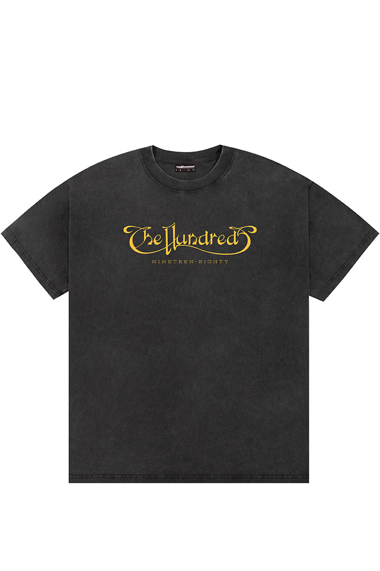 The Hundreds Fleetwood T-Shirt Washed Black Oversize