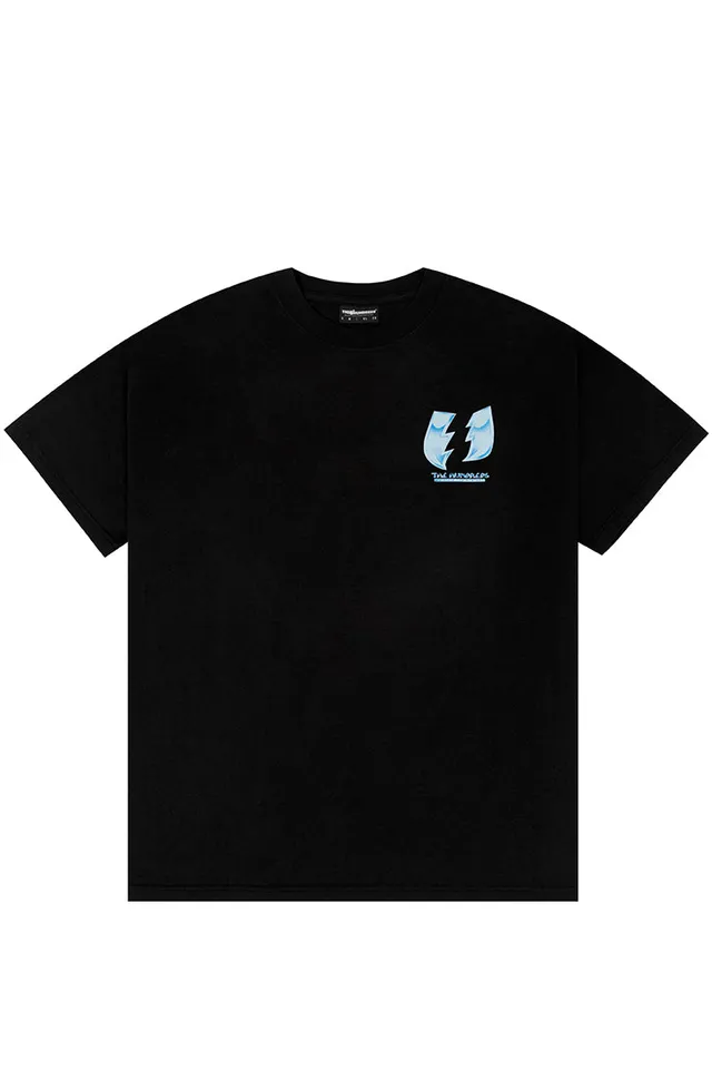The Hundreds Graphic Tees Enter Wildfire T-Shirt Schwarz Weiß