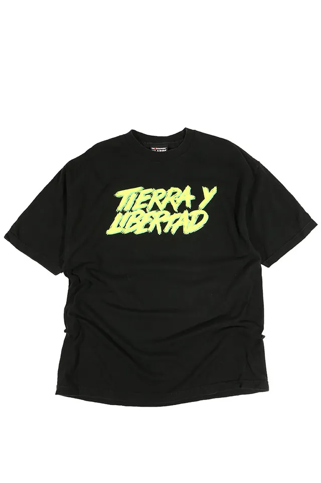 The Hundreds Tierra y Libertad T-Shirt XL Schwarz Vintage