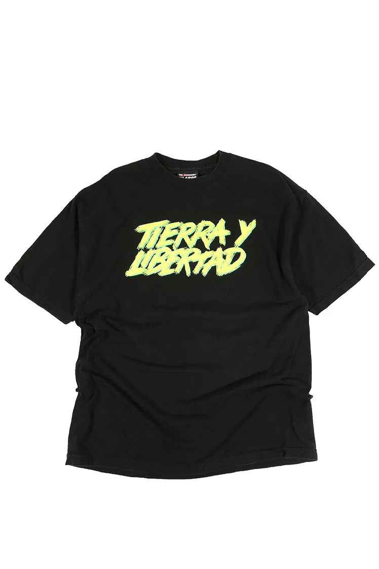 The Hundreds Tierra y Libertad T-Shirt XL Schwarz Vintage