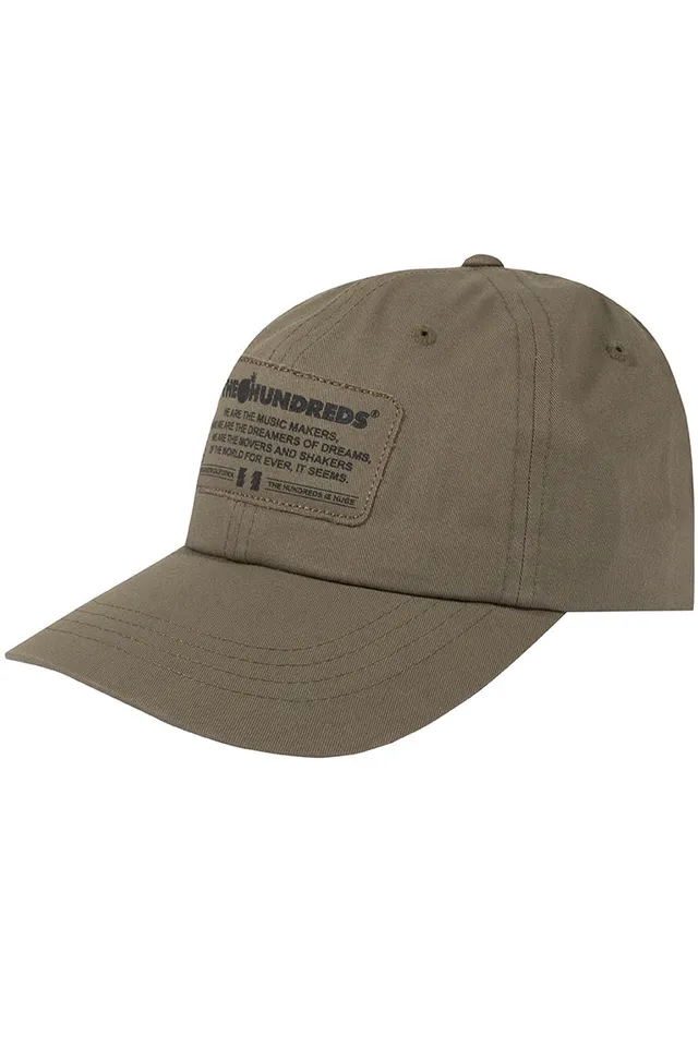 The Hundreds Music Makers Strapback Cap oliv OS Vintage
