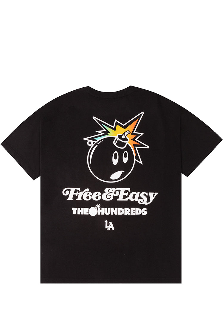 The Hundreds FE Adam Bomb T-Shirt Schwarz Baumwolle