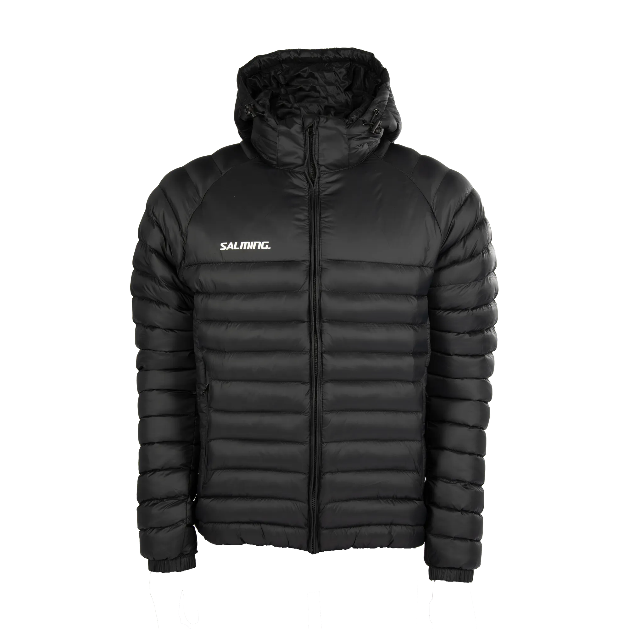 Salming Core Jacket Steppjacke Schwarz Kapuze