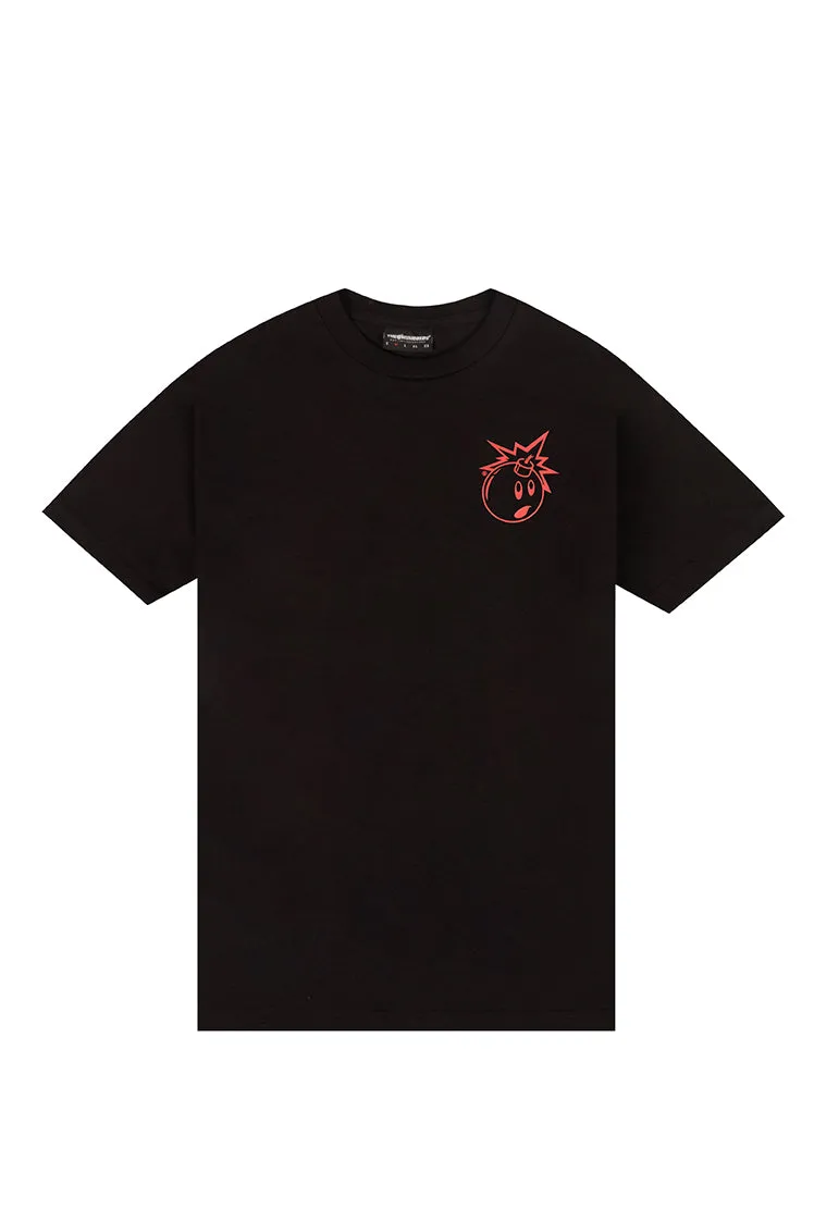 The Hundreds Graphic Tees Simple Adam T-Shirt Schwarz