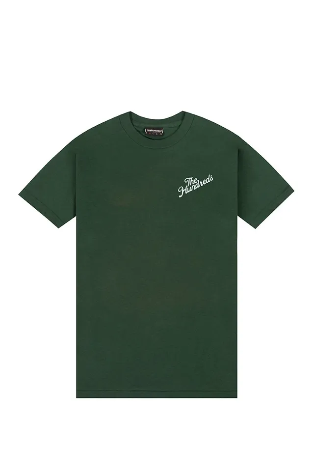 The Hundreds Slant Crest T-Shirt Forest Green