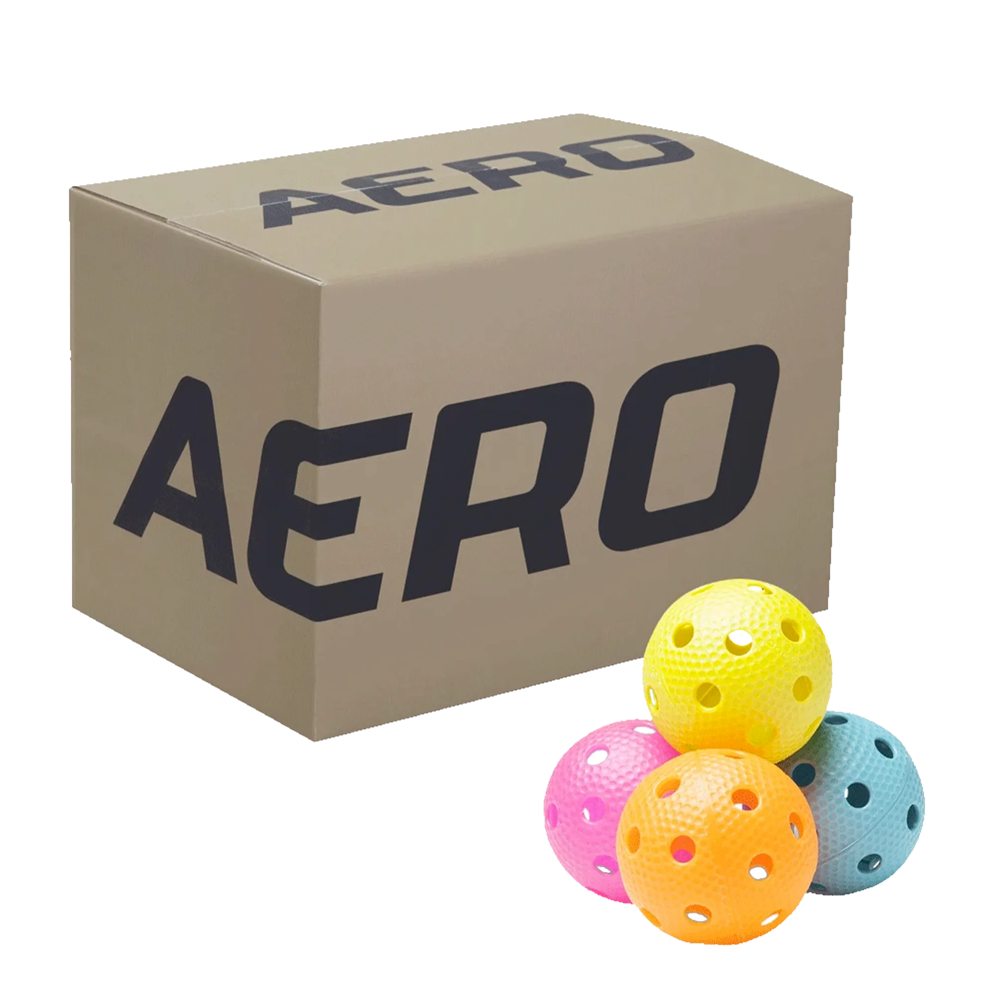 Salming Aero Floorball 200er Pack Präzise Rund Aerodynamik