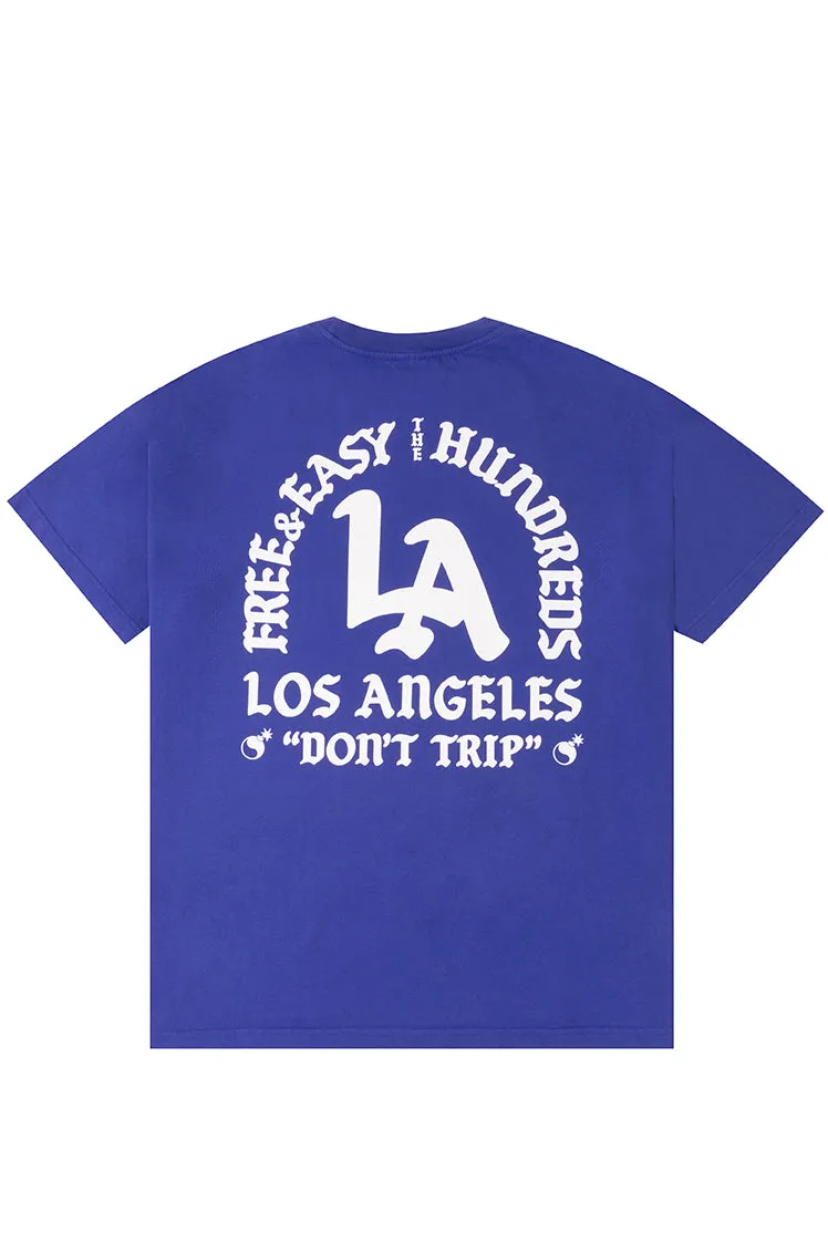 The Hundreds Don't Trip T-Shirt Royalblau M