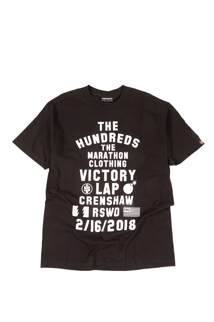 The Hundreds Graphic Tees Victory Lap T-Shirt Schwarz L Nipsey