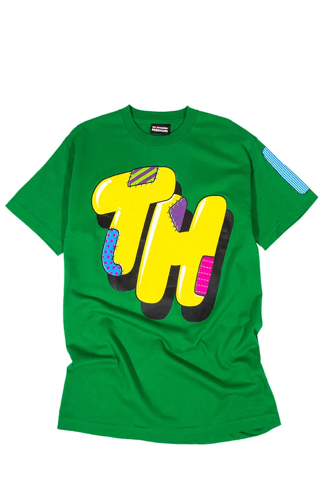 The Hundreds Patches T-Shirt Grün M Logo-Print