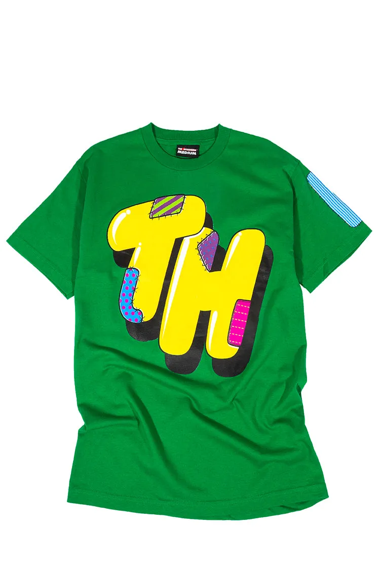 The Hundreds Patches T-Shirt Grün M Logo-Print