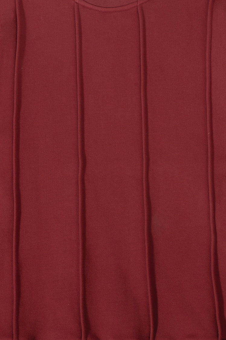 The Hundreds Sweatshirts Seam Crewneck Bordeaux S Baumwolle