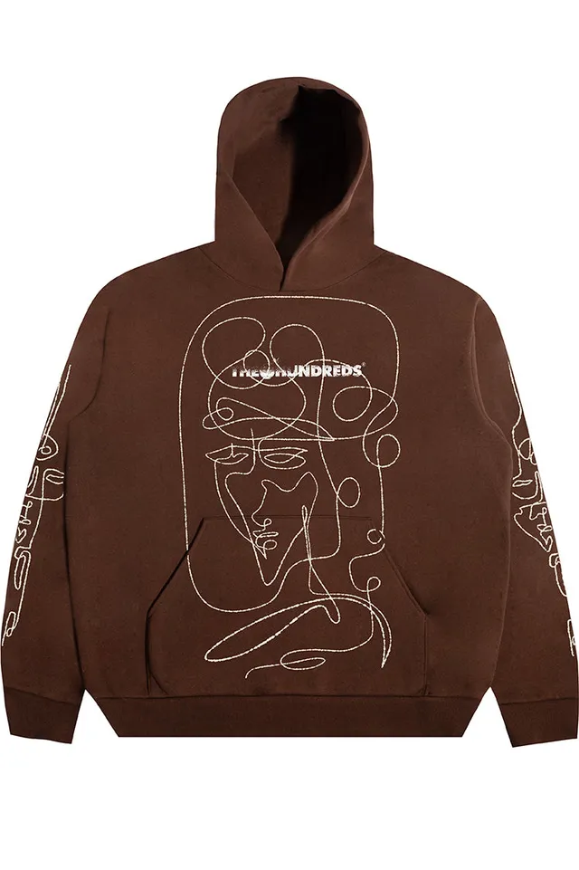 The Hundreds Live in Chaos Pullover Braun Oversized