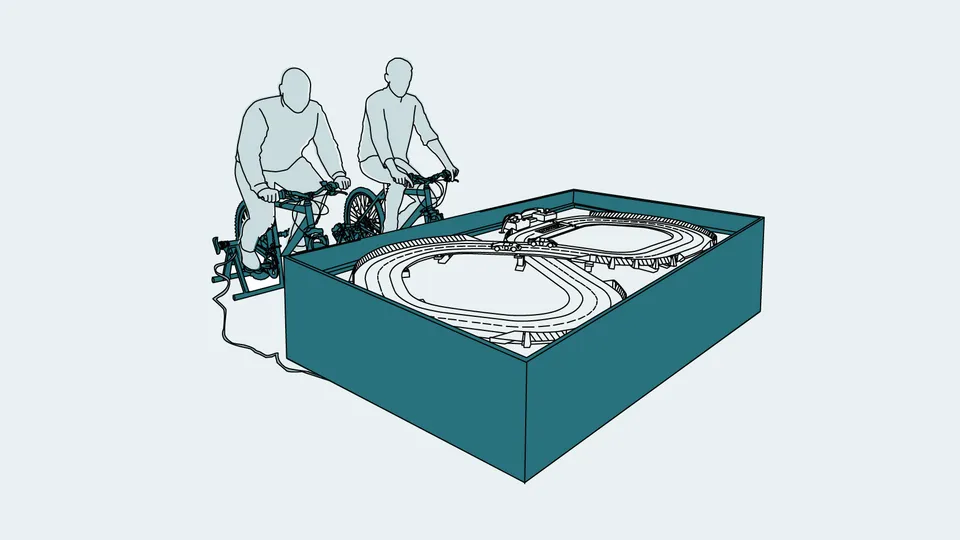 Team Gesundheit Carrera Bike Heimtrainer Ergonomie-Training