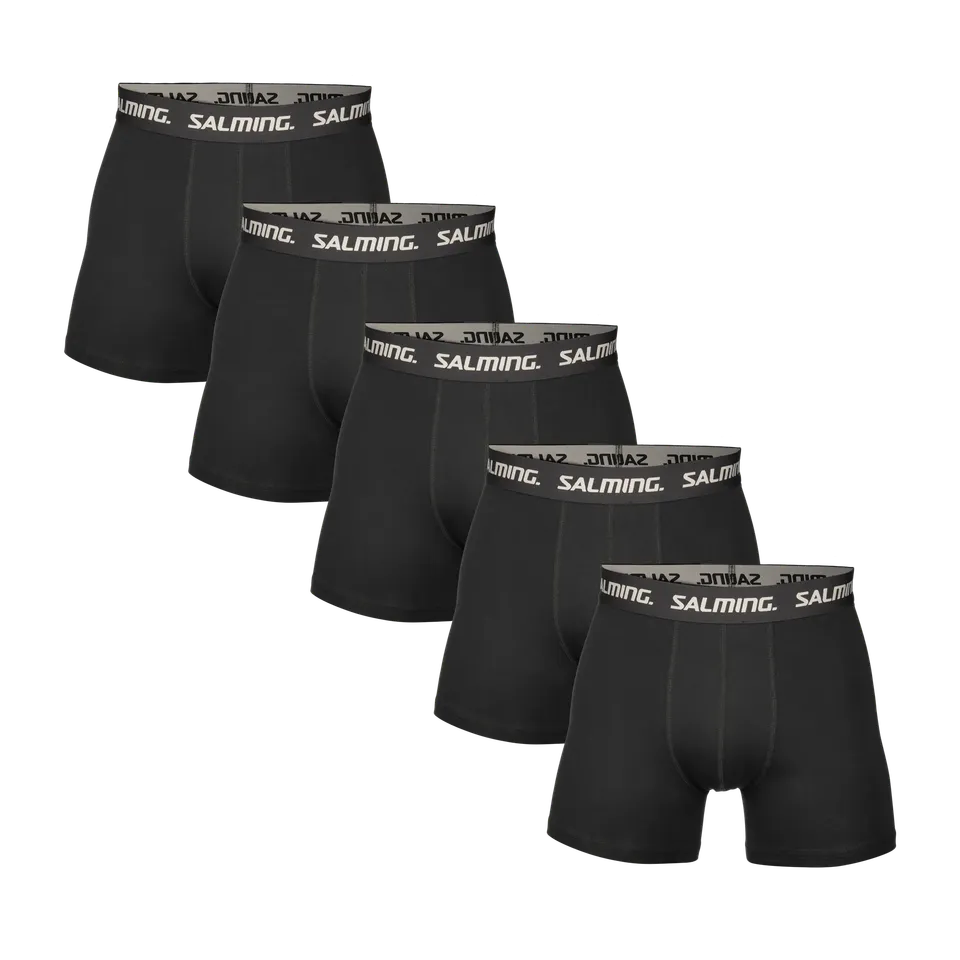 Salming Cotton Boxer Boxershorts 5er Pack Herren