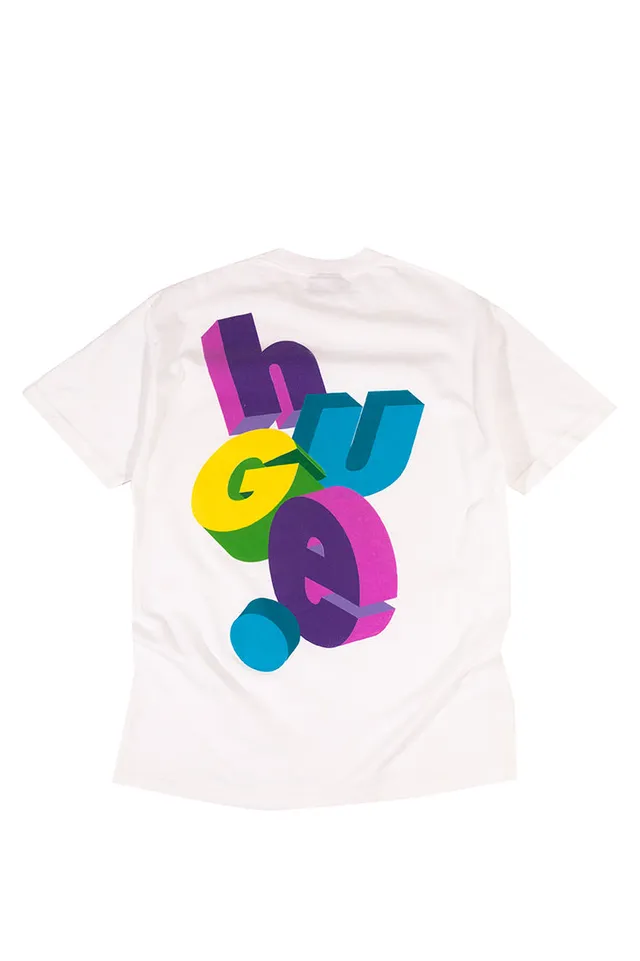 The Hundreds Huge Blocks T-Shirt Weiß L 90s-Grafik