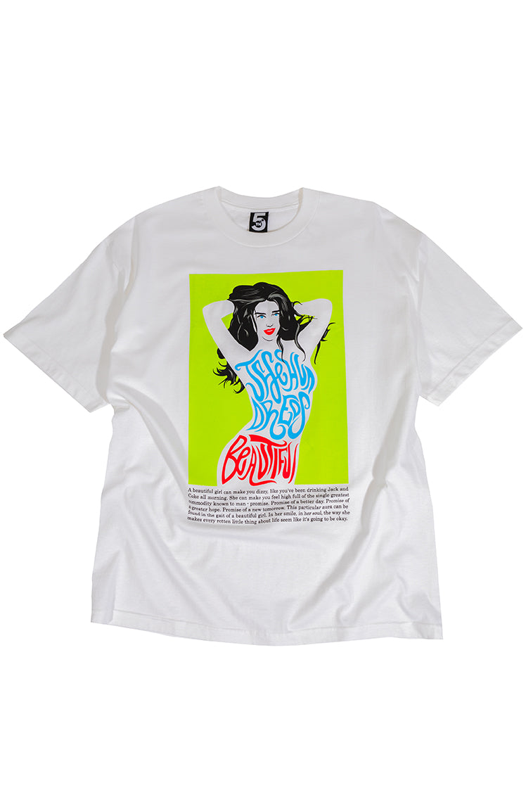 The Hundreds Beautiful Girl T-Shirt weiß XL Vintage