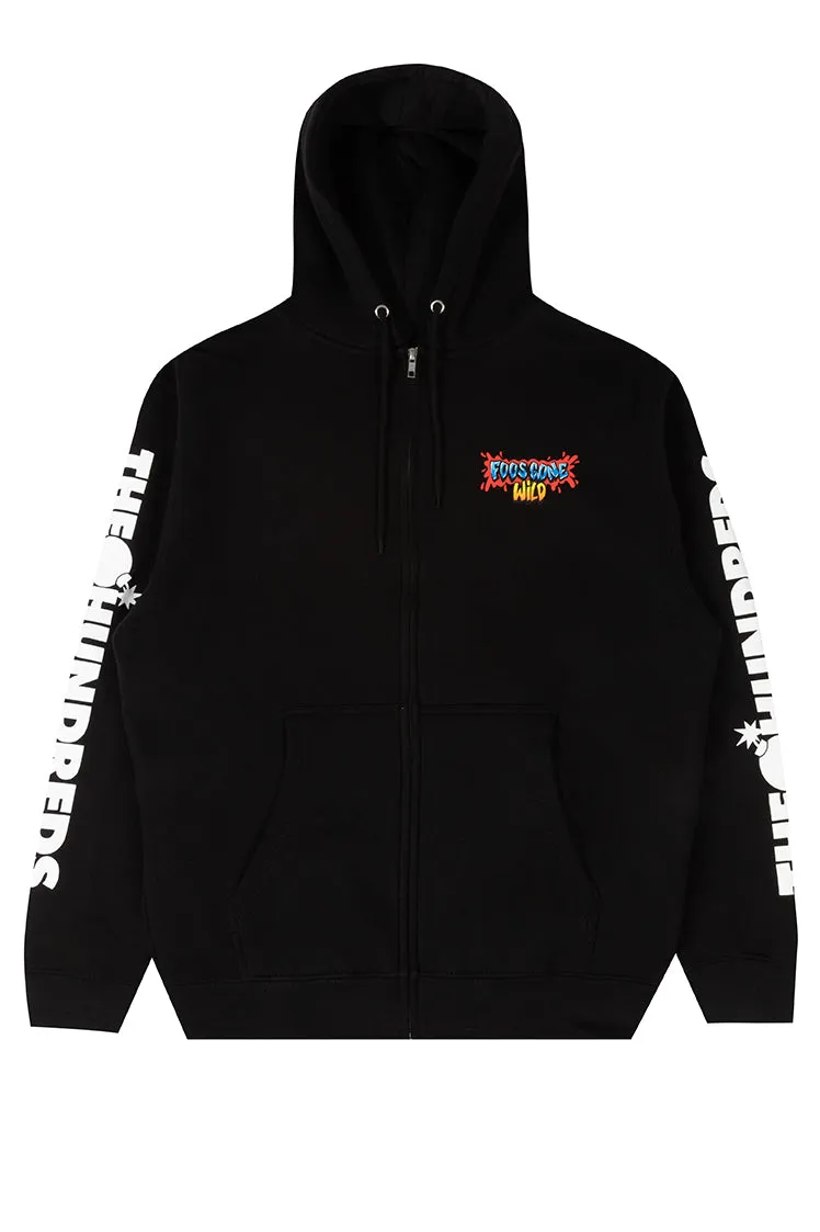 The Hundreds FGW Zip-Up Hoodie Schwarz Baumwolle