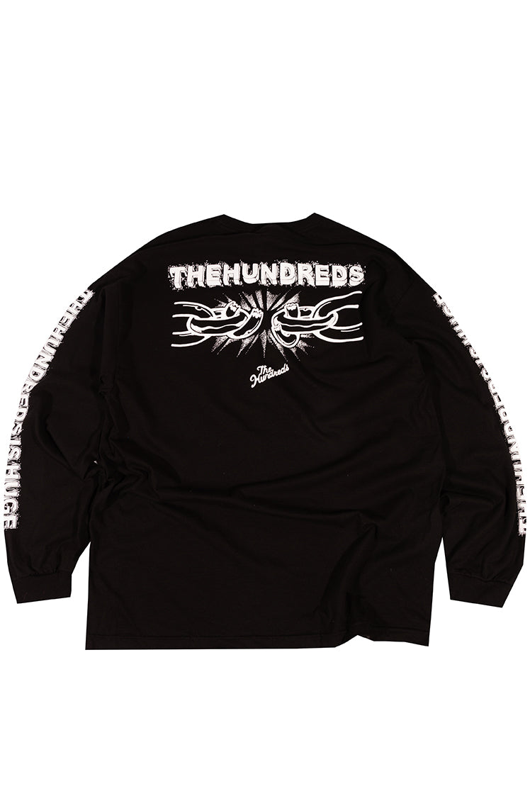The Hundreds Breaking The Chain LS Shirt Langarmshirt Schwarz L