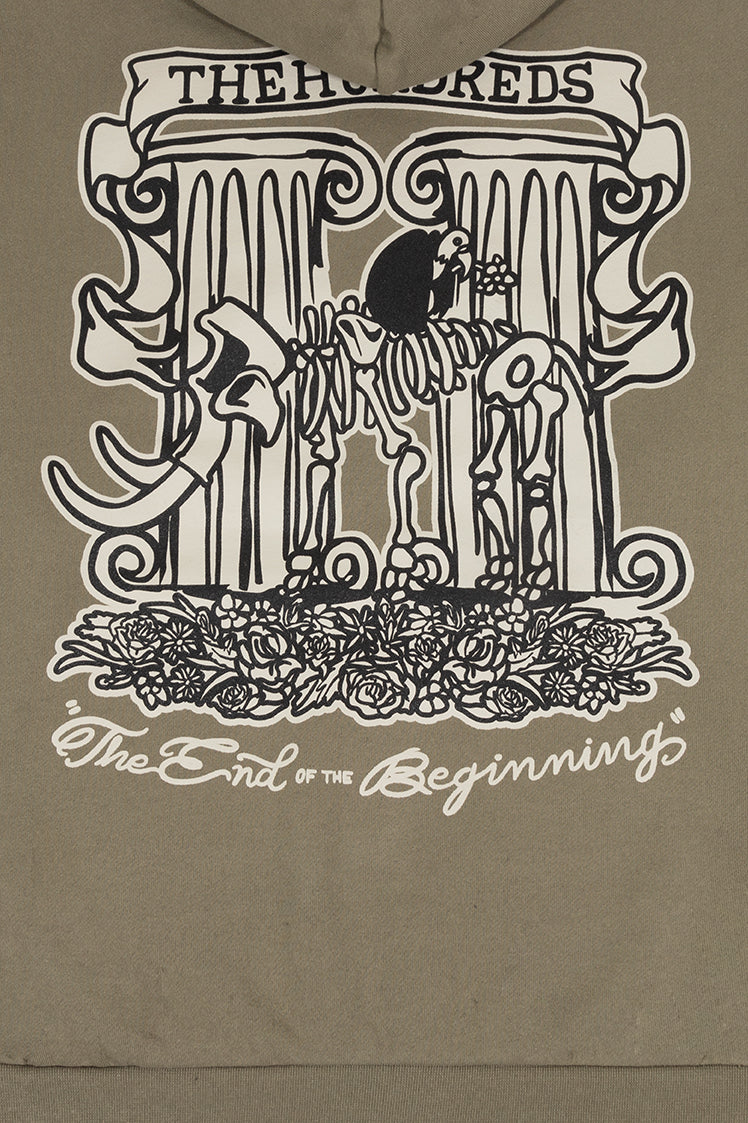 The Hundreds End of Beginning Pullover oliv Hoodie